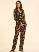 Pijama Estilo Americano Estampado Black