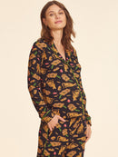 Pijama Estilo Americano Estampado Black