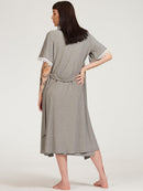 Robe Canelado com Renda
