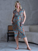 Vestido Amamentação Aurora Estampado