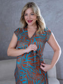 Vestido Amamentação Aurora Estampado