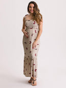 Vestido de Amamentação com Top em Lastex