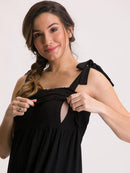 Vestido de Amamentação com Top em Lastex