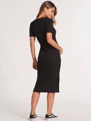 Vestido Gestante Canelado Sevilha