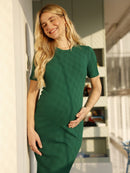 Vestido Gestante Canelado Sevilha
