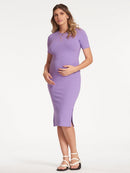 Vestido Gestante Canelado Sevilha