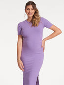 Vestido Gestante Canelado Sevilha