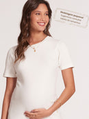 Vestido Gestante Canelado Sevilha