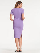 Vestido Gestante Canelado Sevilha