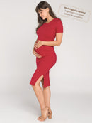 Vestido Gestante Canelado Sevilha
