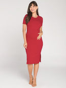 Vestido Gestante Canelado Sevilha
