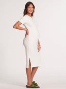 Vestido Gestante Canelado Sevilha