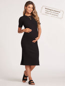 Vestido Gestante Canelado Sevilha