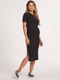 Vestido Gestante Canelado Sevilha