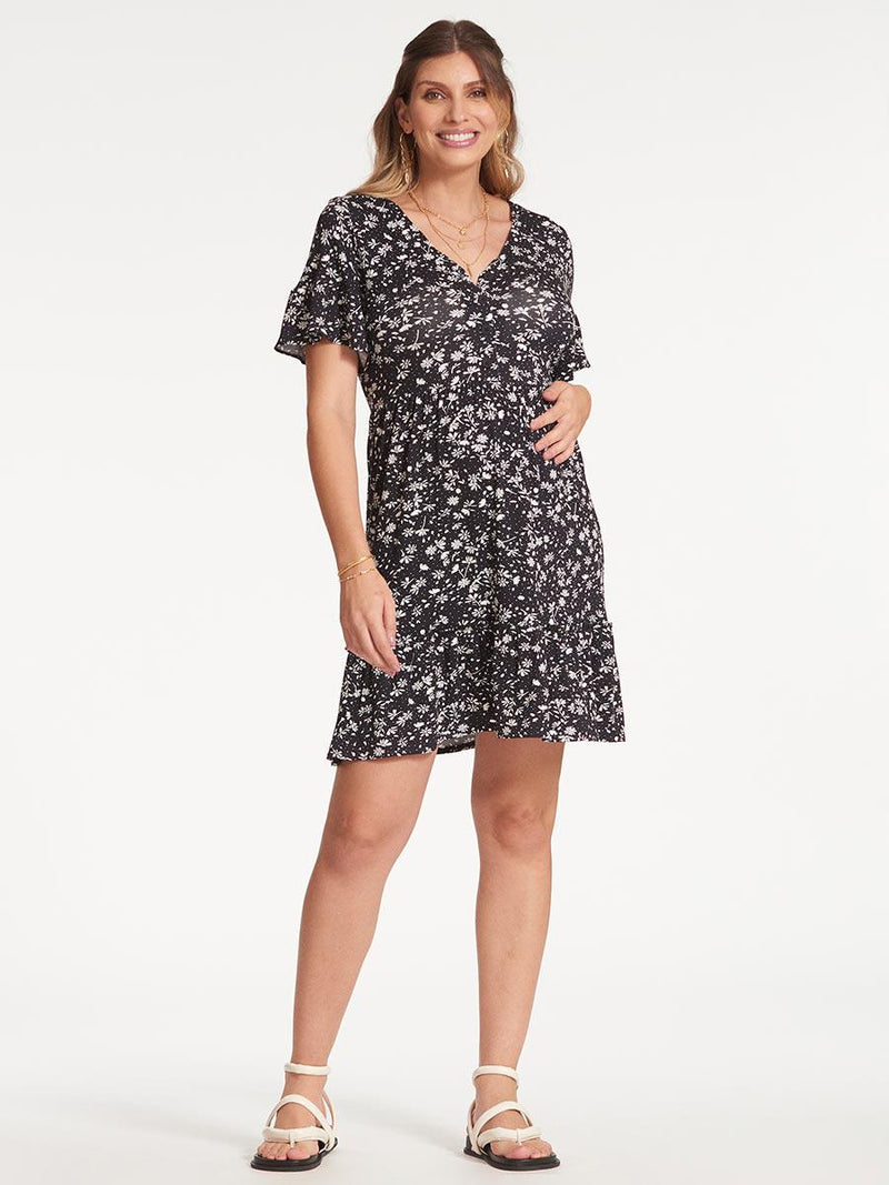 Vestido Gestante e Amamentação Copacabana Estampado