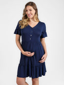 Vestido Gestante e Amamentação Copacabana