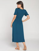 Vestido Gestante e Amamentação Mini Jardim