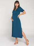 Vestido Gestante e Amamentação Mini Jardim
