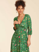 Vestido Gestante e Amamentação Outono Estampado