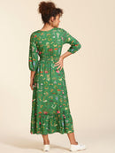 Vestido Gestante e Amamentação Outono Estampado