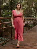 Vestido Gestante e Amamentação Yasmin